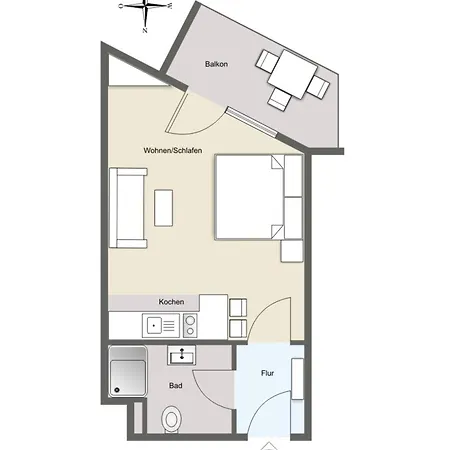 Appartamento Appartementhaus Bracht - Kleine Wolke *