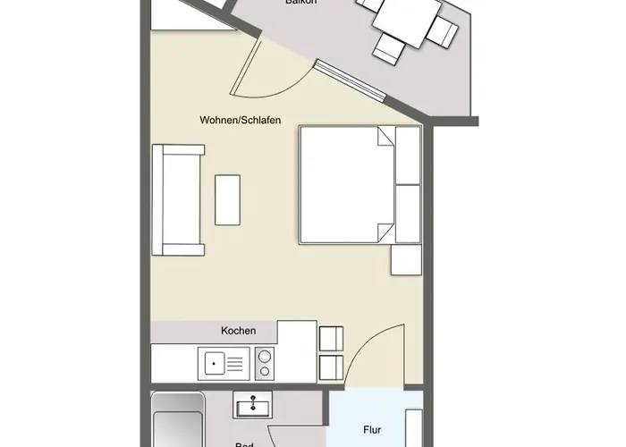 Apartman Appartementhaus Bracht - Kleine Wolke *